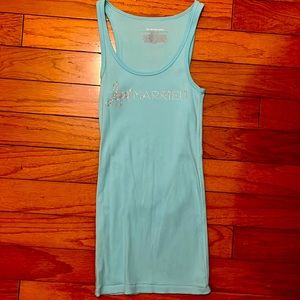 Just Married tank top